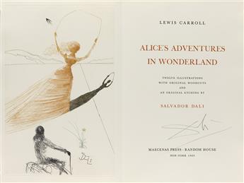 (SURREALISM / DALÍ, SALVADOR.) Carroll, Lewis. Alices Adventures in Wonderland.